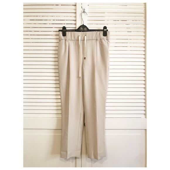 NWOT ATM Anthony Thomas Melilo Tan Trouser Pants with Drawstring XS - Picture 1 of 5